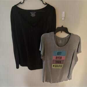 Bundle of tops plus‎ size 1x